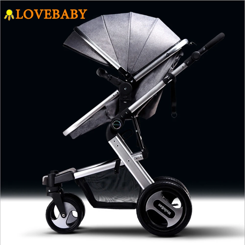 IIILOVEBABY/Детская Коляска 2 в 1, детская коляска, легкий складной ремень для переноски, сиденье для лежа, популярная детская коляска на четырех колесах для мамы