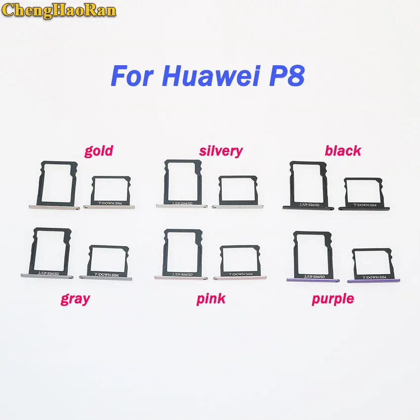 ChengHaoRan для Huawei P8 lite p8 2017 лоток sim карт Nano SIM & Micro S D Держатель Замена