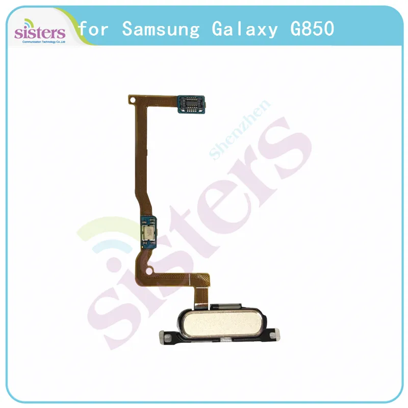 Отпечаток пальца гибкий кабель для samsung Galaxy Alpha G850 G850F кнопка домой гибкий кабель для samsung Alpha G850 G850F рабочий