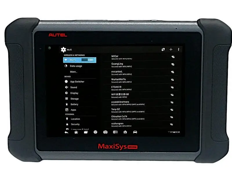 Autel MS906 оригинальный Maxisys беспроводной сканирующий инструмент