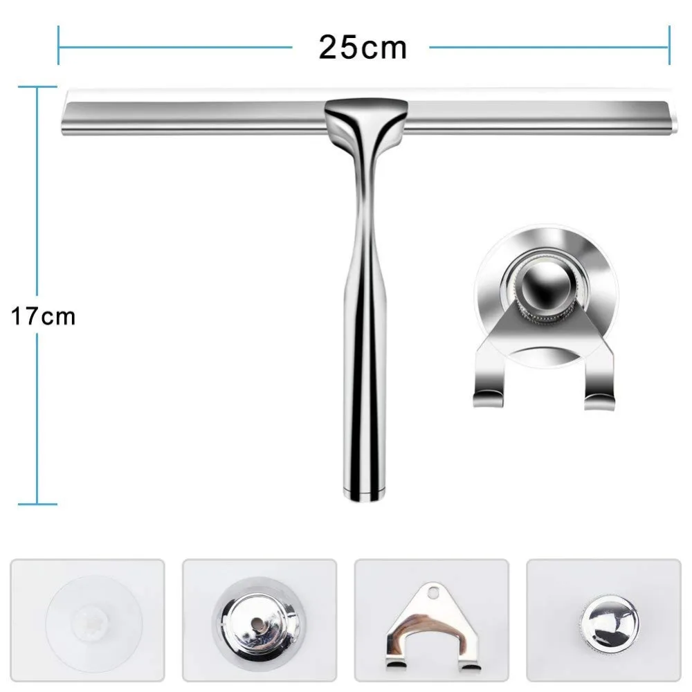 Скребок для мытья окон и стекла из нержавеющей стали 9 8|Скребки| |