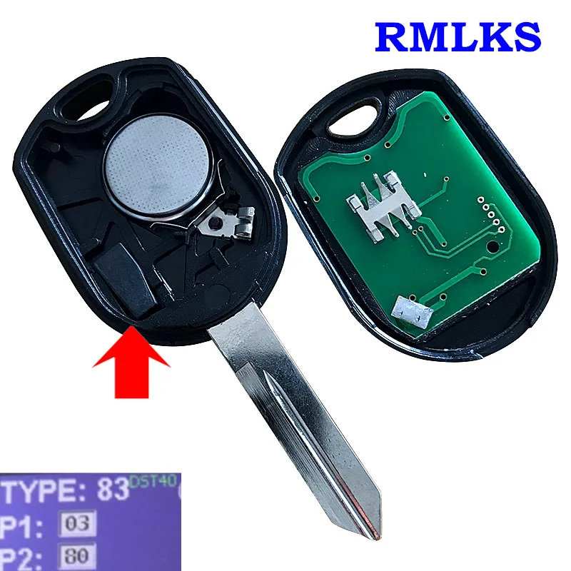 4 кнопки Smart Remote Head ключ без ключа для Ford Edge Escape Expedition Explorer с чипом 4D63 80 бит CWTWB1U793