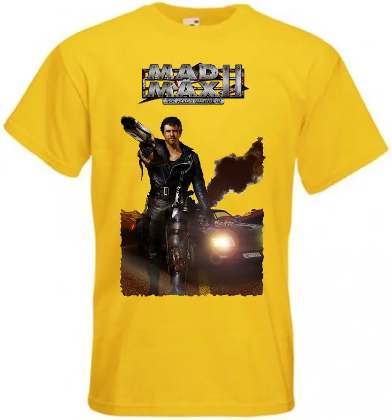 Mad Max Ii The Road Warrior V8 футболка цинк натуральный постер фильма 2019 Новая летняя мужская