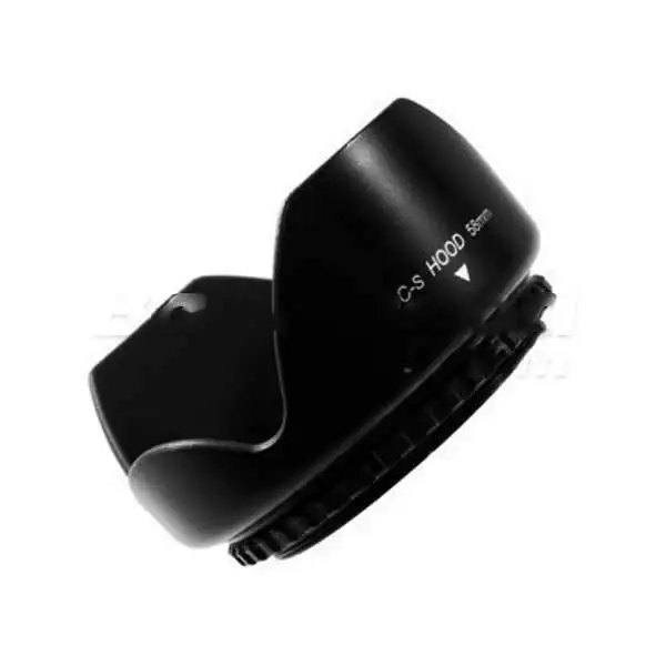 AgateDeal 77mm Lens Hood Screw Mount Petal Crown Flower Shape Black |