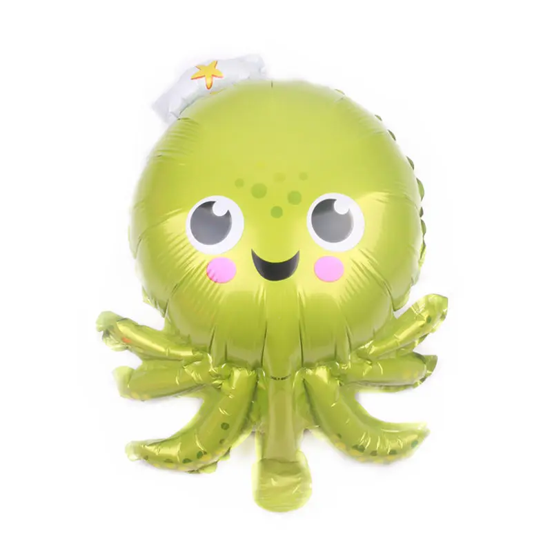 Figure balloon TSZWJ новые мини океанские животные алюминиевые праздничные воздушные шары для вечеринки, украшения на день рождения, игрушки - Цвет: Figure balloon
