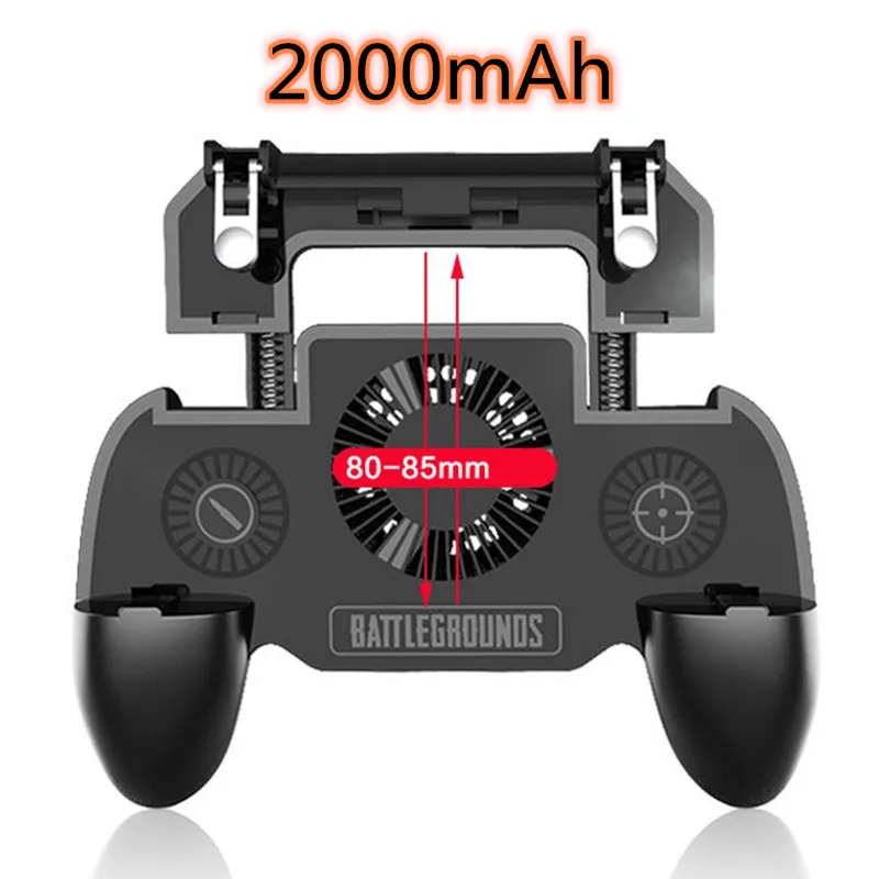 2000mAh 3 в 1 2000/4000 мАч геймпад SR2 5 поколения мобильный пубг контроллер шутер триггер Вентилятор охлаждения Мобильная мощная игровая ручка - Цвет: 2000mAh