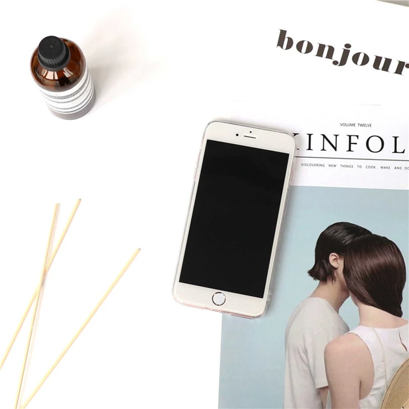 Wmzsucc Chic японский рисунок банановых листьев Прозрачный чехол для телефона iPhone 6S 6 8