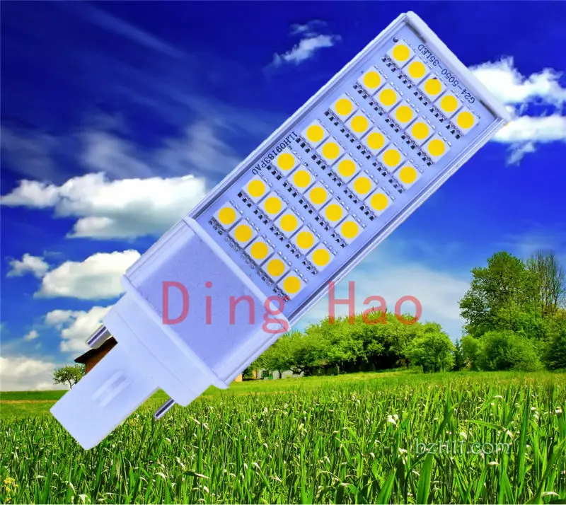 D50 5 шт./лот светодиодная лампа 7 Вт 5050 SMD 35 LED E27 G23 G24 G24Q 4 для кукурузы холодный