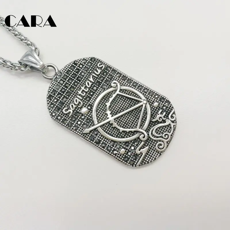 Цепочка с подвеской в виде 12 созвездий из нержавеющей стали 316L|zodiac necklace|pendant