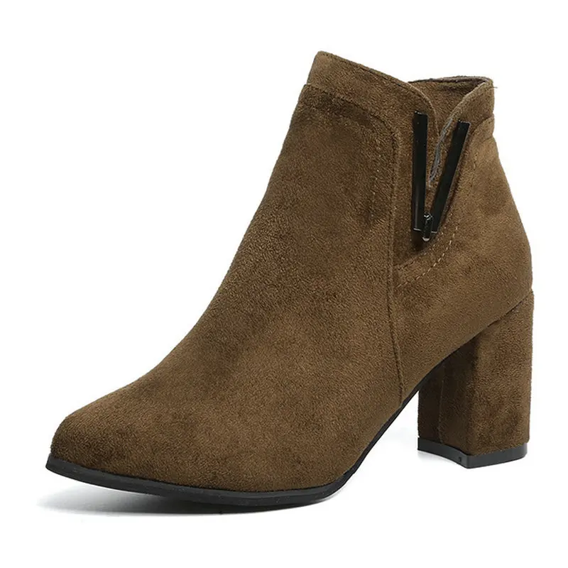 Size34 40 2020 новые модные брендовые женские ботильоны зимняя Осенняя обувь уличные