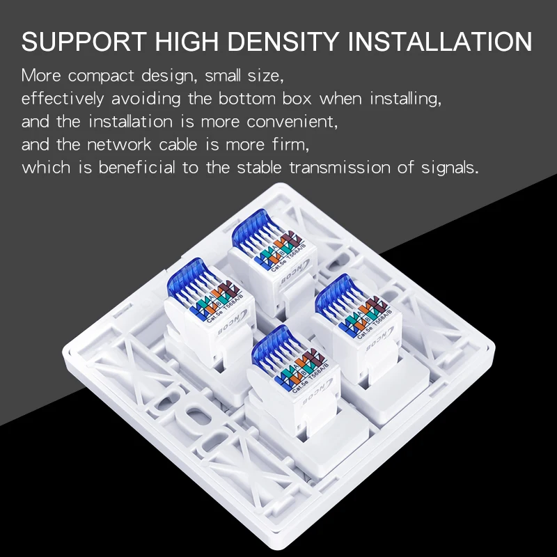 Модуль установки CNCOB Cat5e без инструментов сетевой модуль cat5e rj45 розетка с
