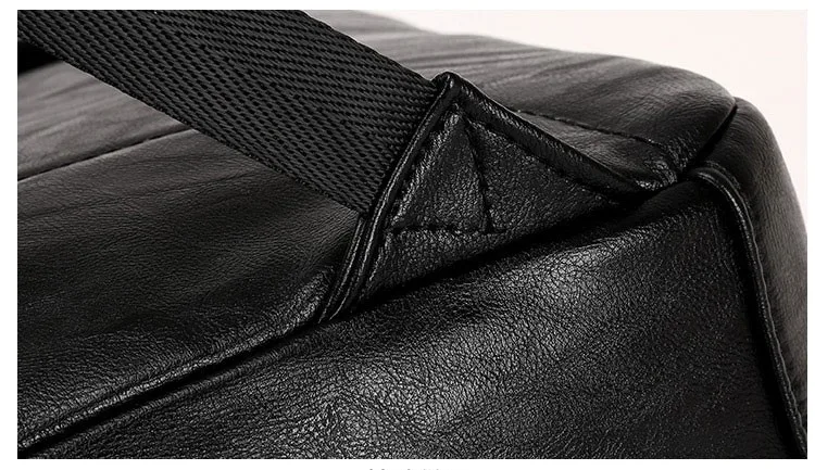 Мужской кожаный рюкзак, мужские рюкзаки для путешествий, Mochila Masculina, Черная мужская сумка для книг, рюкзак для ноутбука, Mochilas Para Hombre Man
