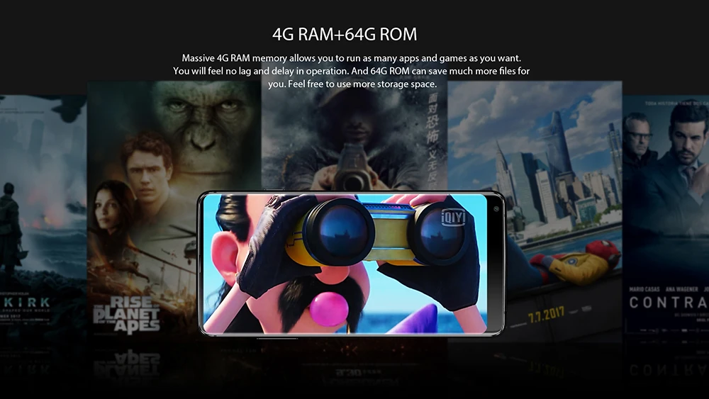 VKworld S8 4G Android 7,0 смартфон 5,9" 18:9 полный Экран MTK6750T Octa Core 4 Гб 64 Гб распознавания лиц 5500 мА/ч, чехол для мобильного телефона