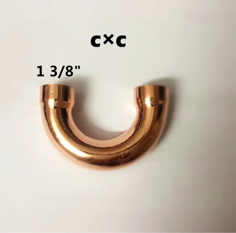 

1 3/8 " 35mm 180 degree Return Bend C X C copper elbow brass fitting refrigeration parts air condition fittings pipe fitting