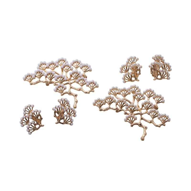 UALGL Fashion Pearl Charm Brooch Set Pin Shirt Broches Mujer Channel Brooches For Women Girls Party Coat Accessories Jewelry | Украшения и
