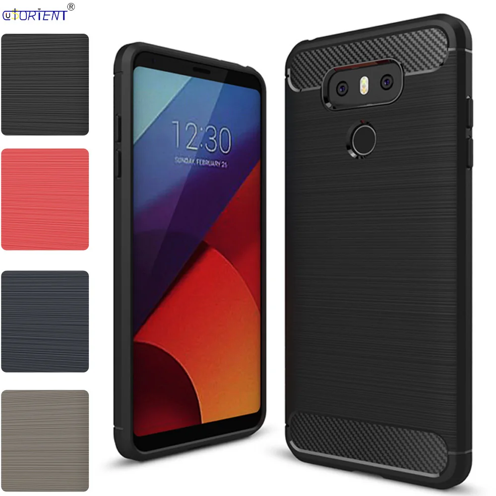 Облегающий чехол для LG G6 Plus + Duo тонкий светильник вый мягкий LGG6 G 6 текстура из