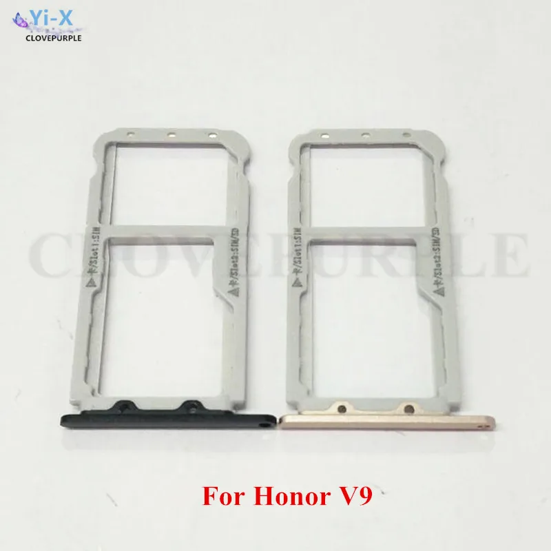 

10PC/Lot Nano SIM Card Slot Tray Micro SD Card Holder Slot Adapter For Huawei Honor V9 / Honor 8 Pro