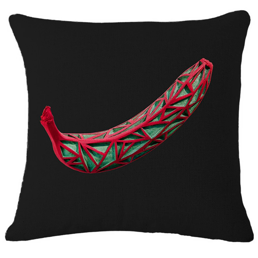 3D банан тропические фрукты декоративные наволочки для дивана мягкий офисный