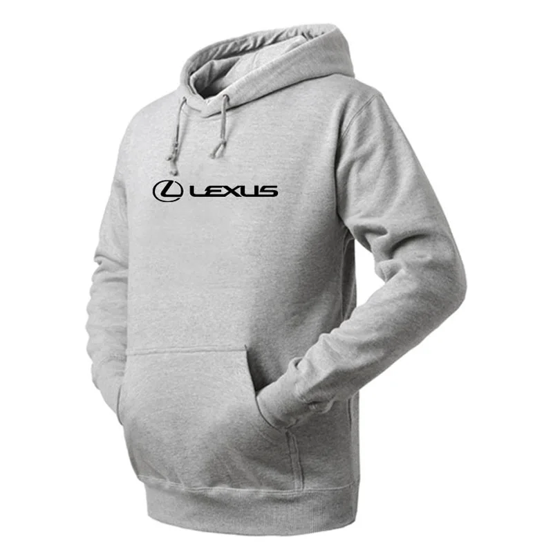 Новые модные брендовые спортивные толстовки с логотипом Lexus Мужская толстовка