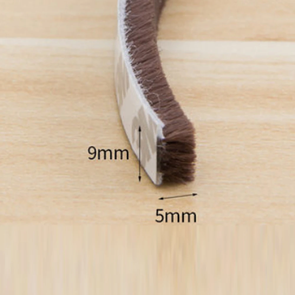 10M Door And Window Seal Strip Door Window Sound Insulation Windproof Self-adhesive Dustproof Wardrobe Glass Door Warm