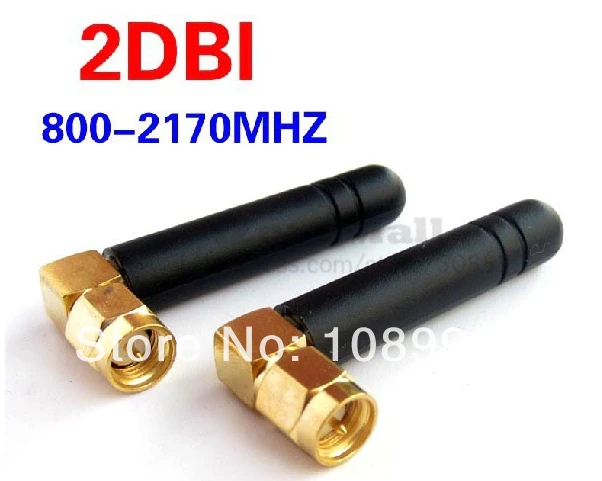 GSM антенна 2dbi 800 1800Mhz SMA штепсельная вилка stubby резиновая Внутренняя