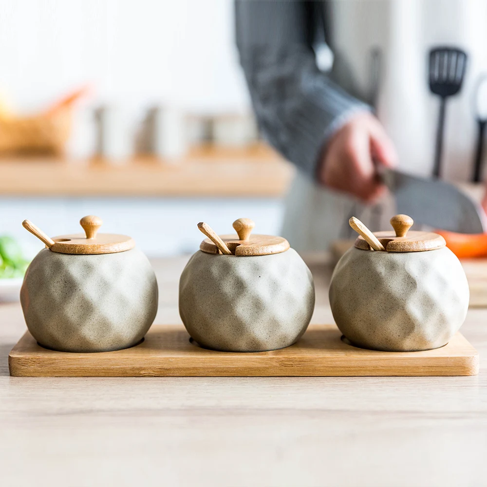 Japan Zakka Style Mark керамическая бутылка для хранения герметичная банка специй
