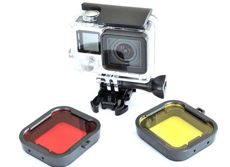 Защитный чехол для объектива Gopro фильтр подводного плавания конвертер фильтра hero
