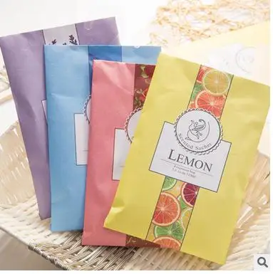 10 шт./лот натуральный цветочное саше с повесить крюк осушенный дома автомобиля