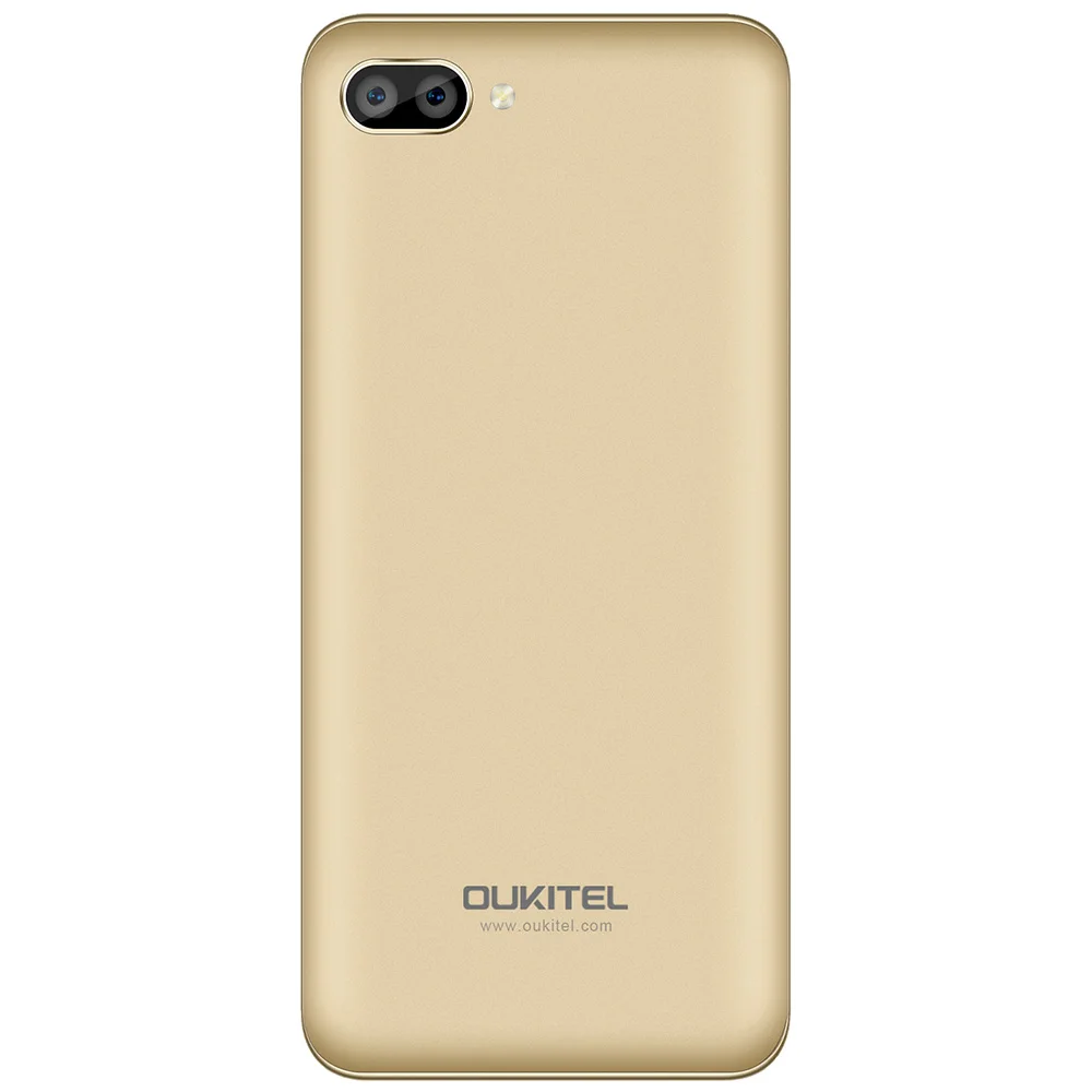 Oukitel C11 5 дюйма 18:9 дисплей MTK6580A четырехъядерный процессор 1 ГБ 8 Двойная Задняя