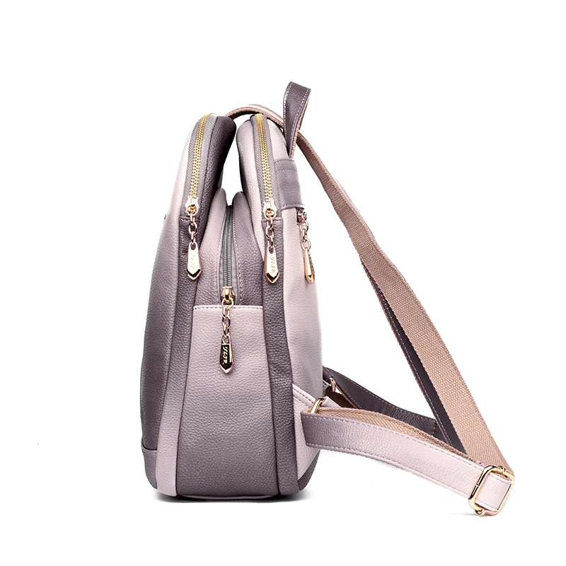 Женский кожаный рюкзак Sac a Dos повседневный на плечо для путешествий 2019|Женские