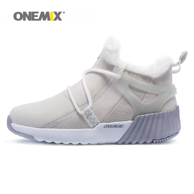 Женские зимние ботинки ONEMIX сохраняют тепло мужская обувь женские кроссовки