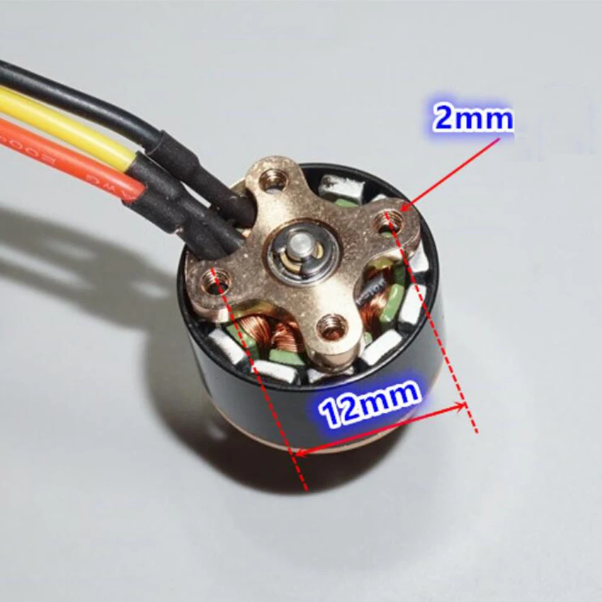 1 шт. наружный ротор бесщеточный двигатель DIY micro 1306 модель самолета бесщеточный двигатель 3100кв диаметр вала 5 мм