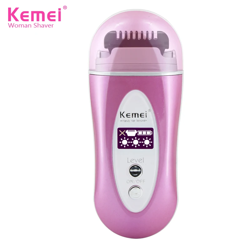 Kemei 6810 перезаряжаемый электрический эпилятор для женщин Аккумуляторный удаления
