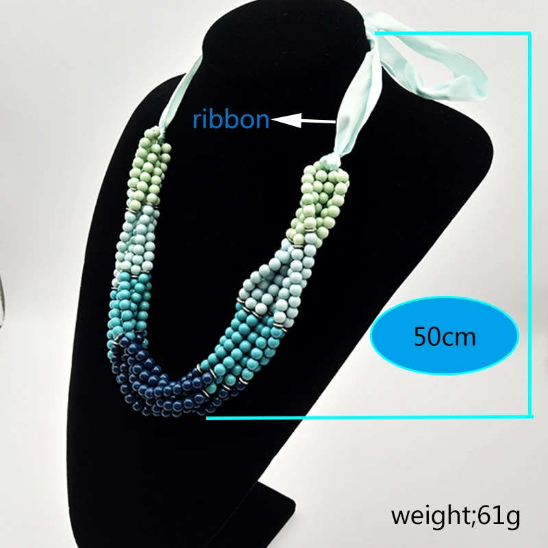 Dandie Colorful Acrylic Bead Necklace Fashion Jewelry For Women | Украшения и аксессуары