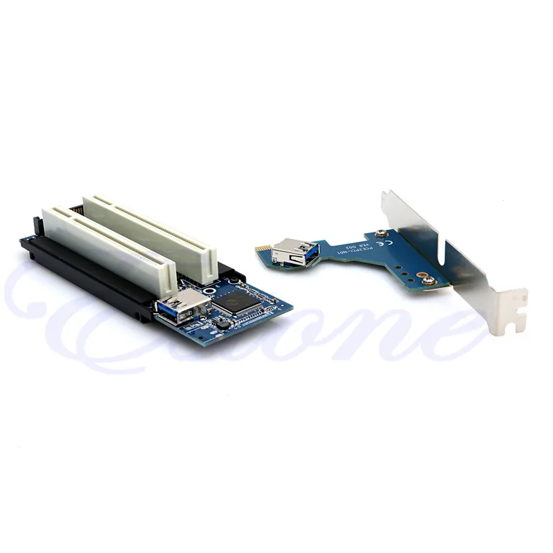 Высокое качество напряжения Регулируемый PCI-E расширитель для двойной PCI удлинительная карта адаптера+ кабель USB 3,0