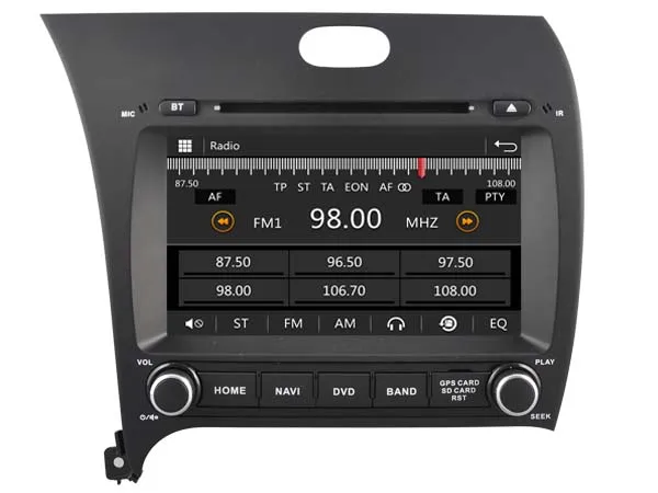 1024*600 HD автомобильный dvd-плеер с GPS-навигацией для Kia K3 cerato forte стерео мультимедиа