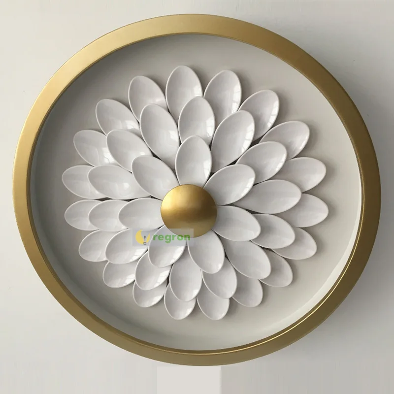 Светодиодный потолочный светильник Sunflower для кабинета Современная круглая