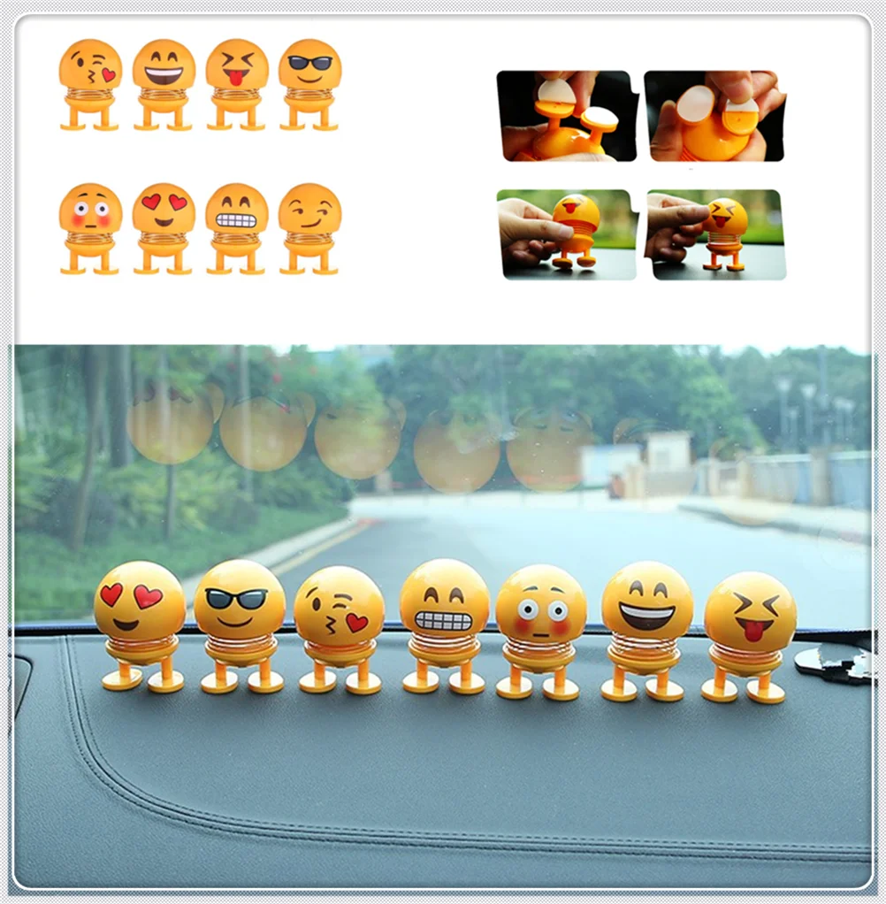 Автомобильный Стайлинг домашняя Весенняя качающаяся головка забавные