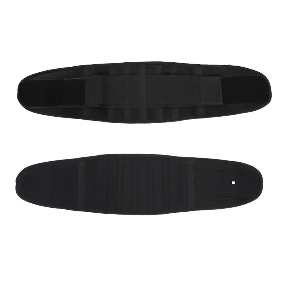Black ABS хряща Поддержка Пояс для поддержки нижней части спины поддержка талии спортивный пояс под грудью защита талии бандаж Поясничный поддерживающий корсет - Цвет: Black