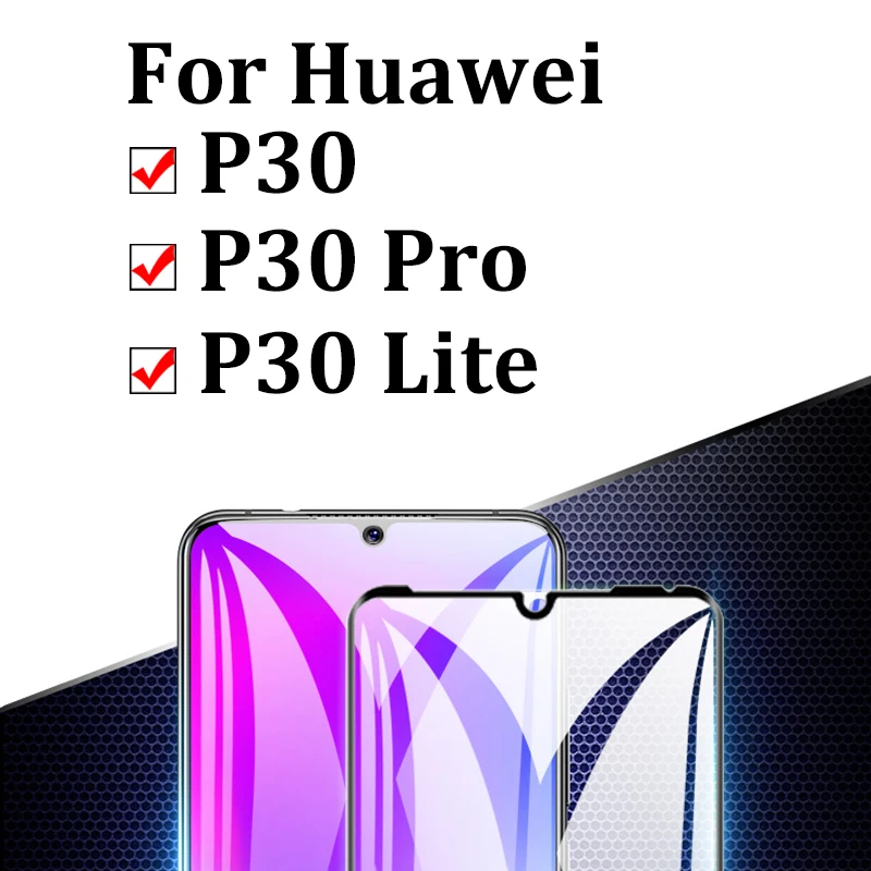 Закаленное стекло 9H для Huawei P10 P20 P30 Pro Lite Защитное Mate 20 honor 7x8x9 10 lite | Мобильные