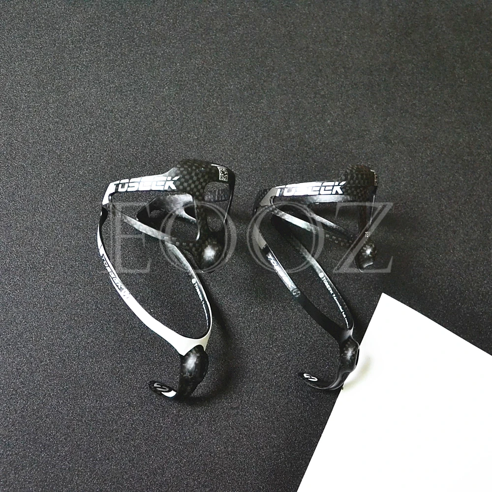 

TOSEEK 3K Full Carbon Fiber Water Bottle Cage MTB Bike Road Bike Folding Bike bottle cage Ultralight Less than 20g