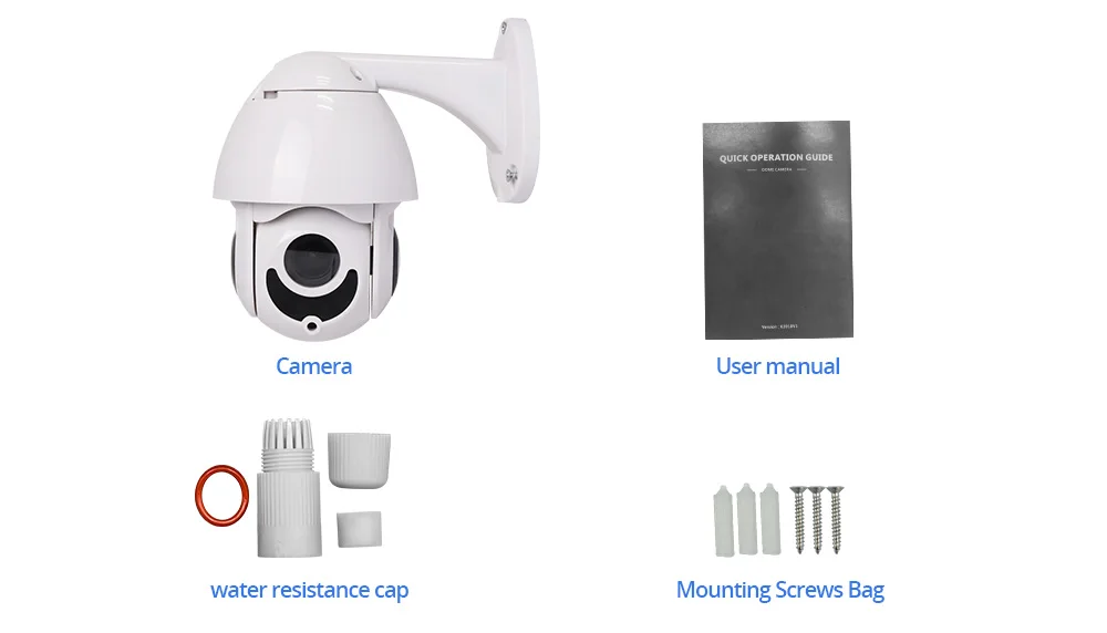 Weтранс PTZ IP камера наружная POE Onvif 1080P HD 4X Zoom 2," мини PTZ купольная камера CCTV для домашней безопасности Видео камера наблюдения