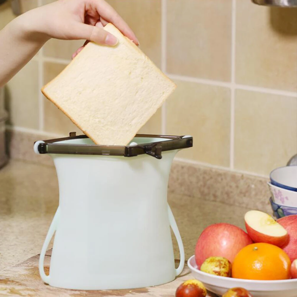 1000 мл силиконовый Пакет для свежих продуктов, многоразовые герметичные пакеты для хранения, герметичный контейнер для хранения, Вакуумная чашка для овощей, фруктовых напитков B4