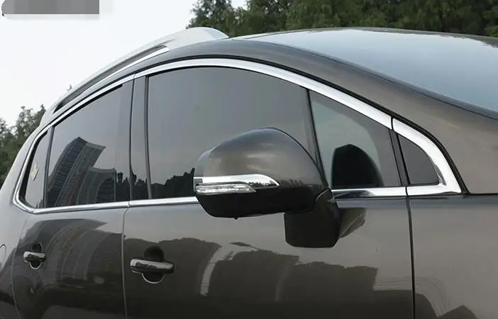 2 шт. хромированные накладки на боковые двери Зеркала заднего вида для Peugeot 3008 2013