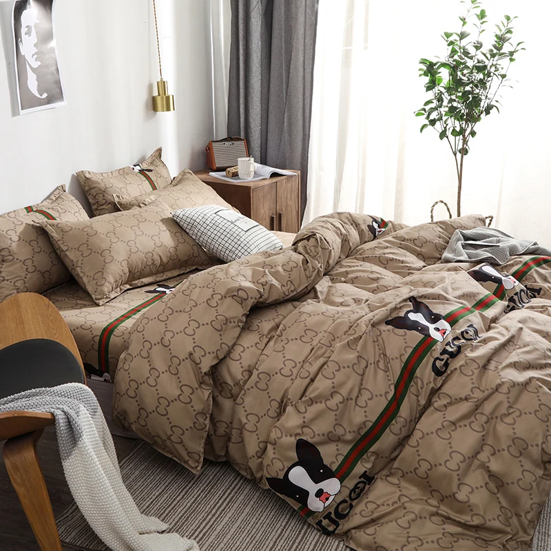 Dreamort Комплект постельного белья с леопардовым принтом в пасторальном стиле, 3 или 4 шт., Комплект постельного белья для близнецов, полный комплект постельного белья, простыня+ пододеяльник+ наволочка