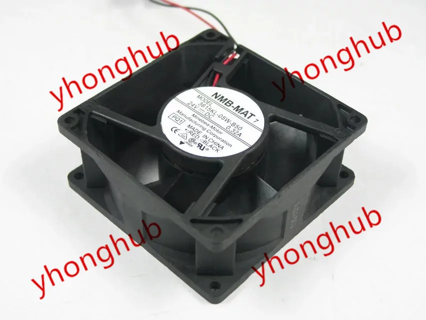 NMB MAT 3615KL 05W B50 PQ1 DC 24V 0.32A 2 проводной 90X90X38mm Сервер вентилятор охлаждения|square fan|server