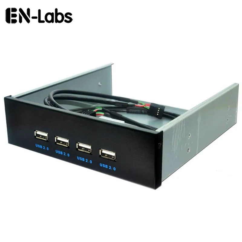 En Labs 2 порта USB 3 0 4/7 концентраторы 5 25 &quotПередняя панель ПК корпус внутренний CD ROM
