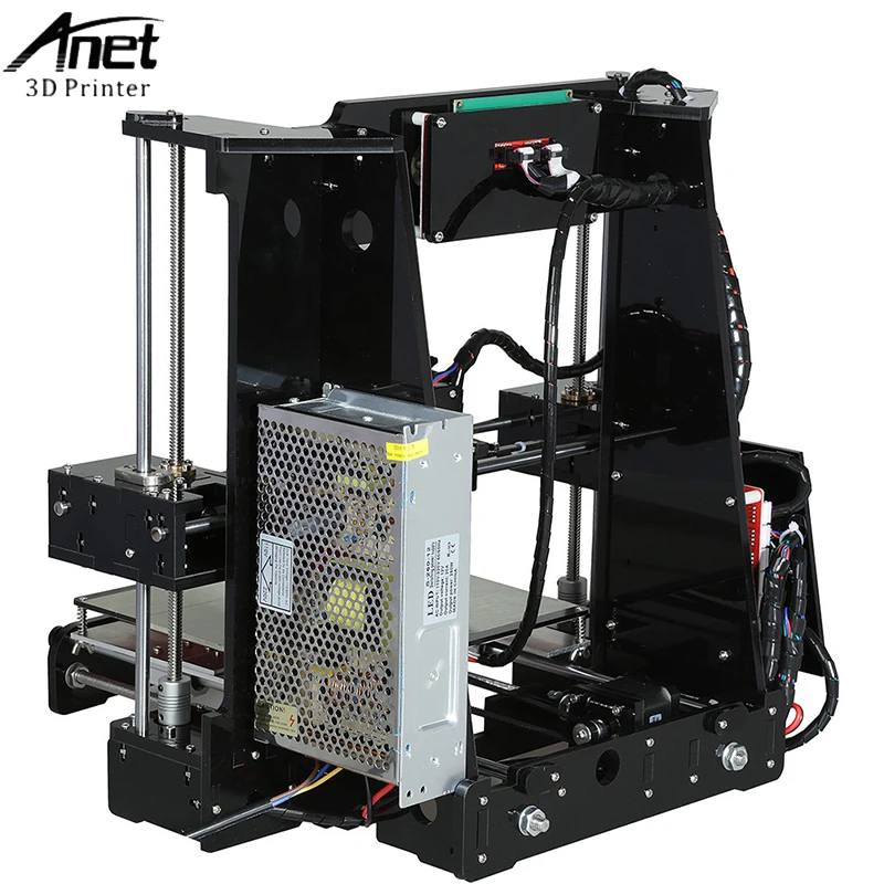 Высокая точность Anet A6 3D принтер большой размер 220*220*250 мм Reprap i3 DIY печатная машина +