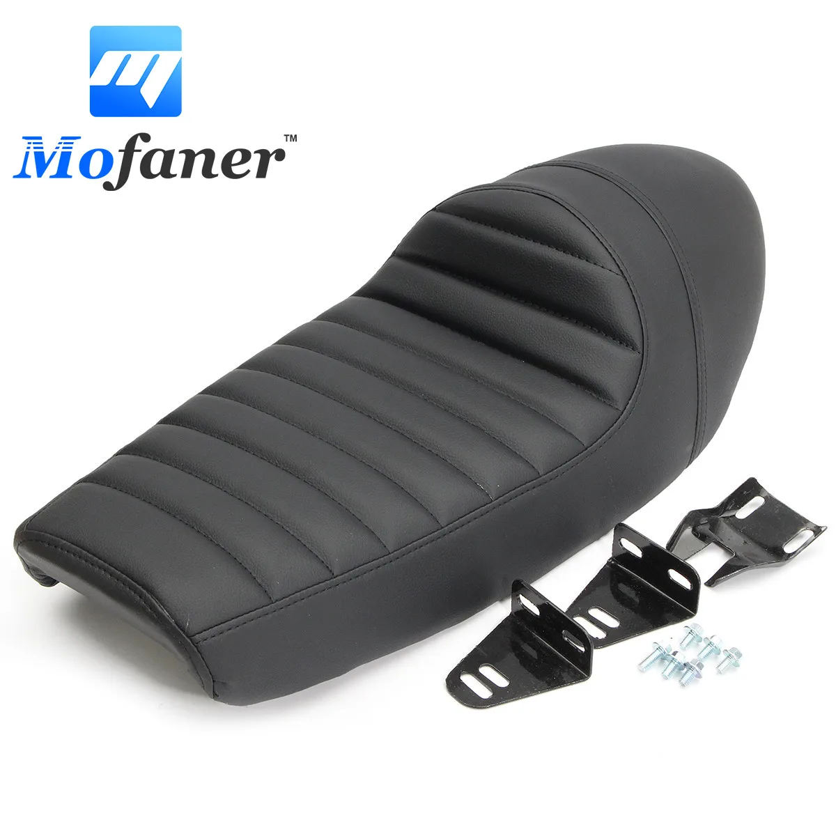 Черный Горб Кафе Racer Винтажный чехол для сиденья мотоцикла 60x25x16,5 см для KAWASAKI/KZ/Suzuki/GS/Honda/CB