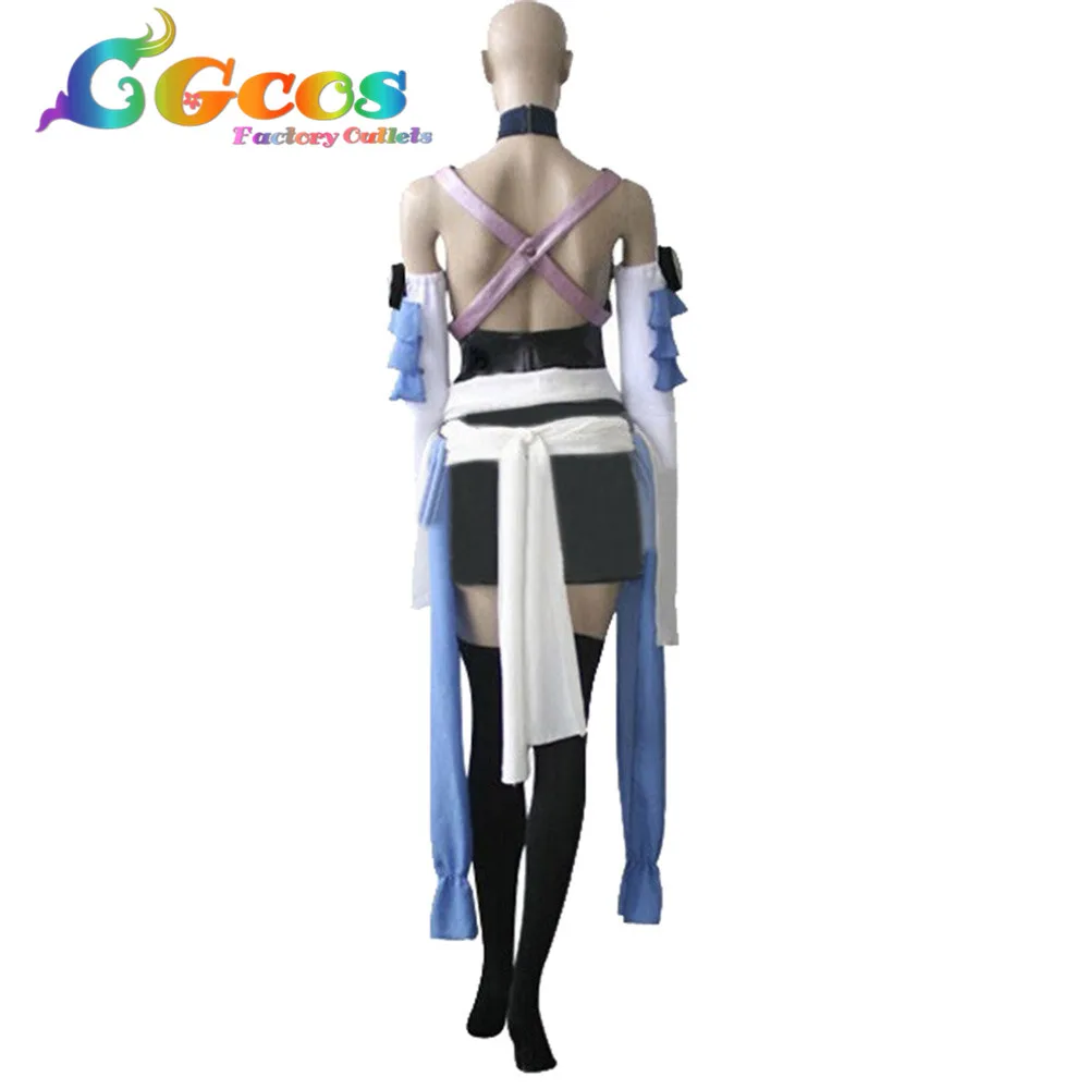 CGCOS Косплей Костюм Kingdom Hearts Birth By Sleep Aqua платье Новое Хэллоуин Рождественская Вечеринка Униформа